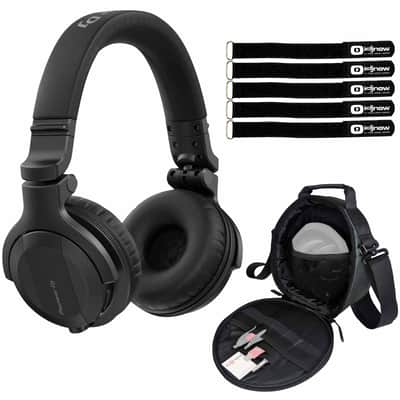 Pioneer HDJ-CUE1BT Bluetooth Wireless DJ Headphones in Matte Black w Carry Case image 1