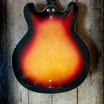 1960's Mosrite Celebrity with Bigsby in Sunburst finish image 6