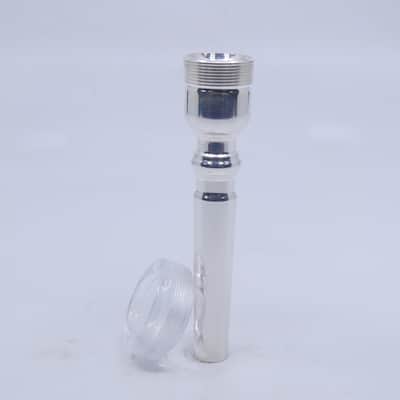 ACB 1C Trumpet Mouthpiece with a Clear Acrylic Rim - Silver/Acrylic image 2