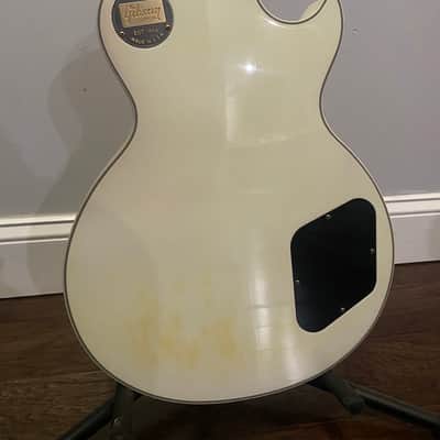 Left Handed Gibson Les Paul Custom 2009 - Alpine White imagen 6
