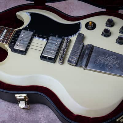 GIBSON USA Custom Shop '61 Les Paul SG Standard Reissue Vibrola VOS "White + Rosewood" (2012) image 2