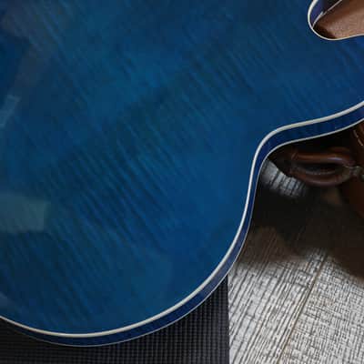 2001 Gibson Limited Edition ES-335 Dot Semi-Hollow Electric Guitar Trans Blue + OHSC image 17