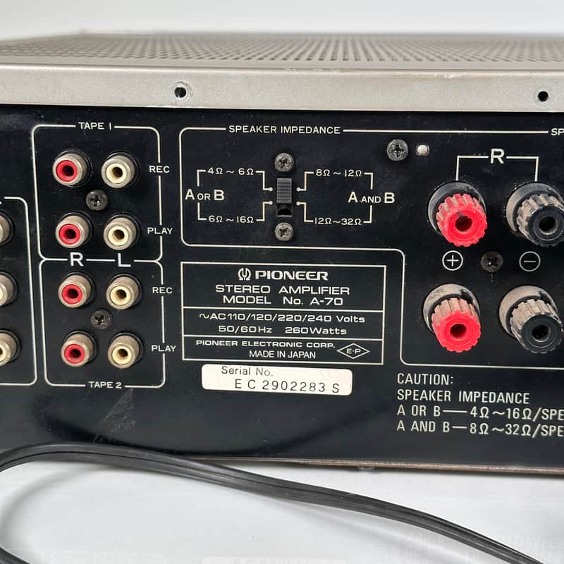 Vintage Pioneer A-70 Stereo Amplifier | Reverb Canada