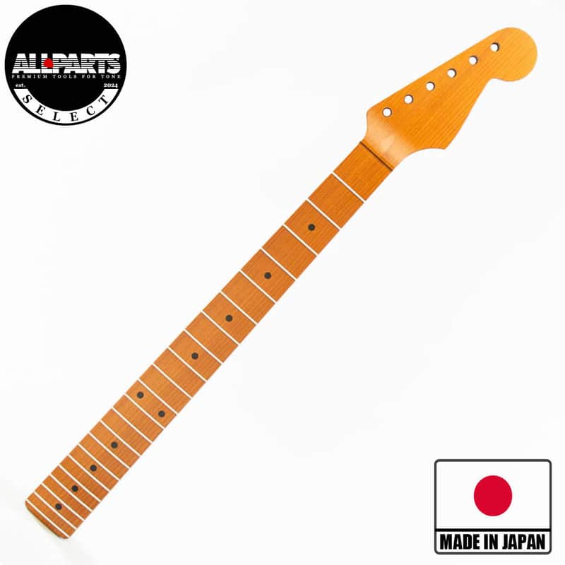 Allparts Select Tribute Series "Layla" Replacement Strat Neck Roasted Quartersawn Maple - Licensed by Fender