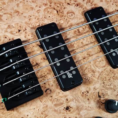 Drake Custom Short Scale 4 Bass Guitar, Natural Oil image 13