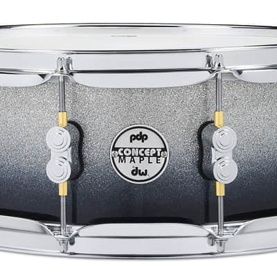 PDP 5.5" x 14" Concept Maple Snare Drum in Silver to Black Fade image 1