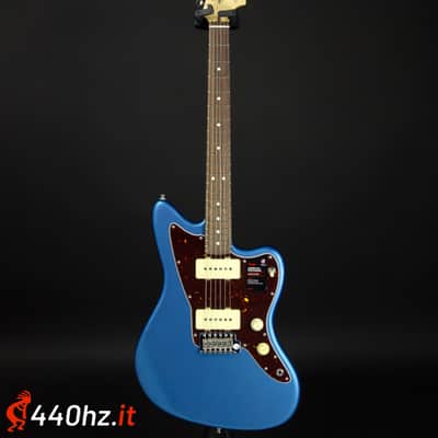 Fender American Performer Jazzmaster Satin Lake Placid Blue Rosewood Fretboard image 4