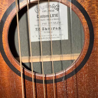 Martin LX1E Ed Sheeran Signature Plus 2013 - 2015 - Natural image 7