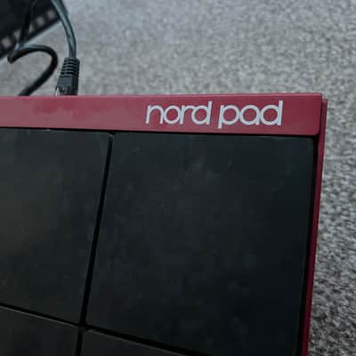 Nord Drum 2 6-Channel Modeling Percussion Synthesizer with Pad Controller 2014 - 2016 - Red with Black Pads image 9
