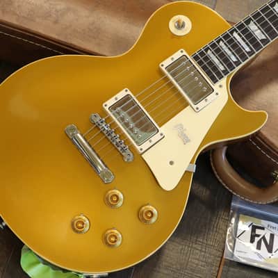 Minty! 2019 Gibson Custom Shop Historic 1957 Les Paul Electric Guitar Gold Top w/ Brazillian Fretboard + COA OHSC image 2