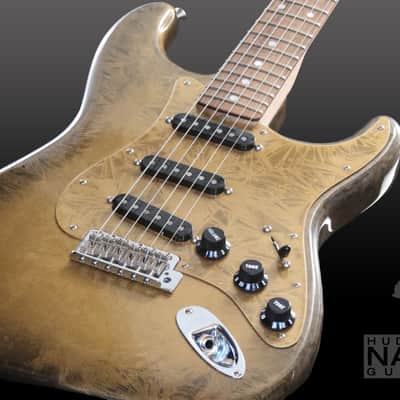 2017 Fender NAMM Display Prestige Masterbuilt  Frosted Gold Duco NOS  Stratocaster  Scott Buehl NEW! image 1