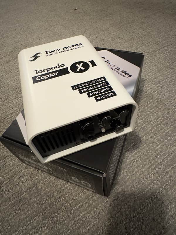 Two Notes Torpedo Captor X 8ohm Stereo Reactive Load Box / Attenuator