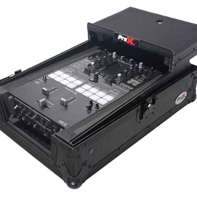 ProX XS-M11LTBL Pioneer DJM-S11 or Rane 72 MK2 Mixer Flight Case with Laptop Shelf - Black image 10