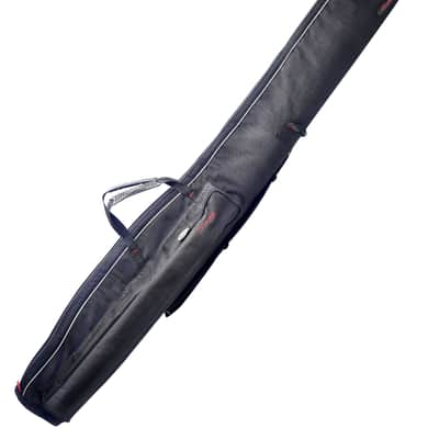 STAGG Metal Black Electric Double Bass With Gigbag Plus 1/4" Output Jack EUB Electric Upright Bass image 3