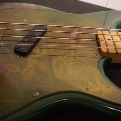 Peavey Fury 1983 Green Clover Custom Finish Super Ferrite Pickup Vintage Made in USA Maple Neck MIA image 10