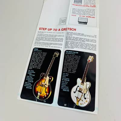 Gretsch "Step Up to a Gretsch" Foldout Mailer 1967 image 4