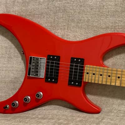 1983 USA Peavey Mystic Hardtail Electric Guitar Original Blade Pickups Bizarre Pointy image 1