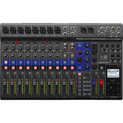 Zoom LiveTrak L-12 - 12-Channel Digital Mixer & Multitrack Recorder image 3