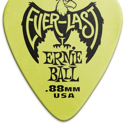 ERNIE BALL 9191 Everlast Pick Pack 088mm Plektren grün (12Stück) image 3