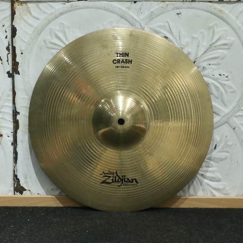 Used Zildjian Avedis Brilliant Crash Cymbal 14in (708g) image 1