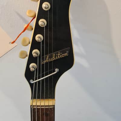 Teisco Audition 1960s Closet Classic near mint time warp condition - Dark Red burst image 14