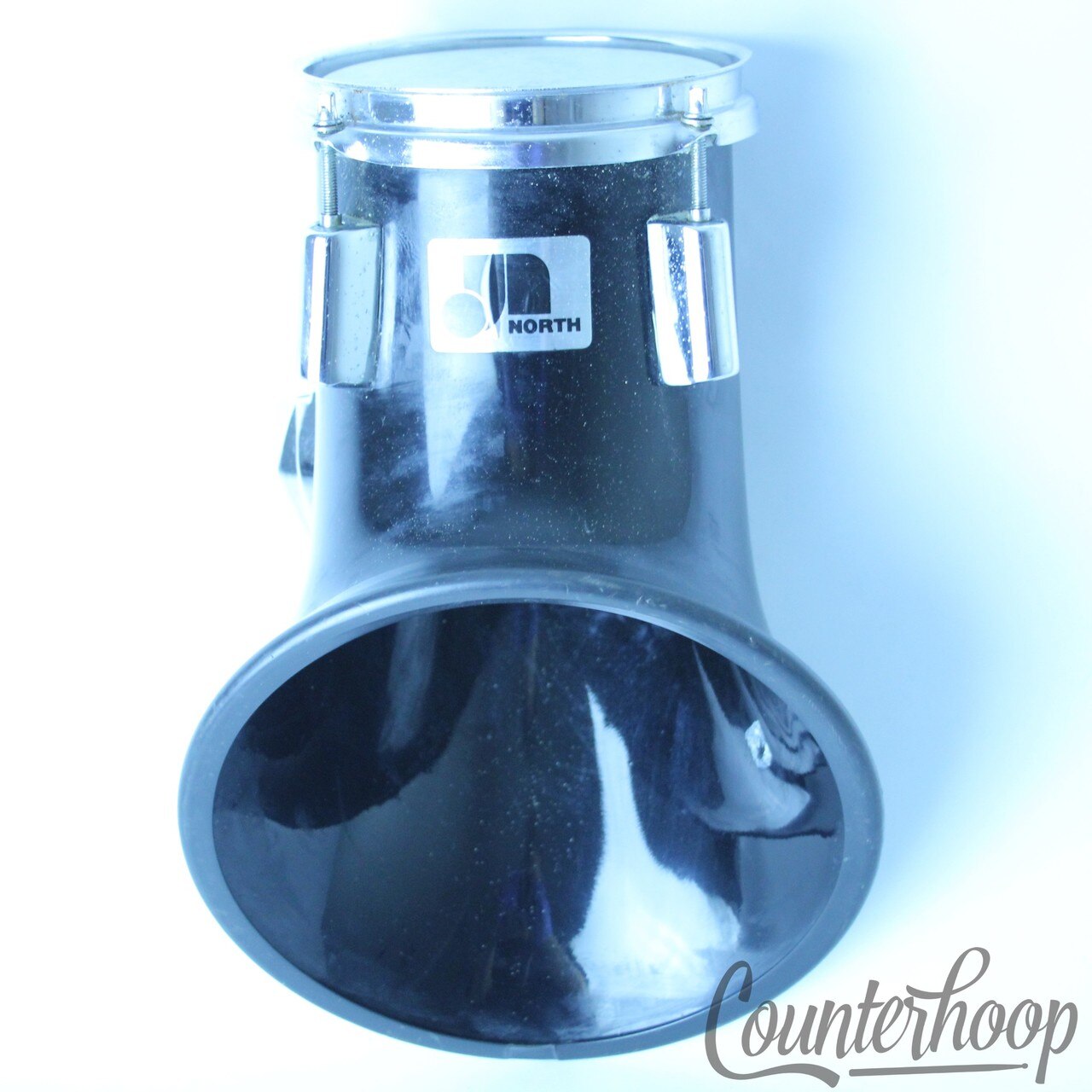 North 6" Tom Drum Vintage 80s Horn Shaped Projection MTI Injection-Molded Italy — main photograph