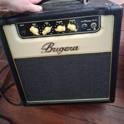 Bugera V5-INFINIUM 5W 1x8 Guitar 5W Combo 2010s - Black/Cream image 1