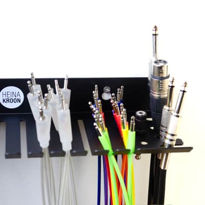 Heinakroon Eurorack Patch Cable Holder Wall Mountable 14 Slots with Accessory shelf image 3