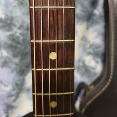 Vintage RARE 1962 Teisco Gen Gakki Audition Gold Foil Pickup Electric Guitar Pro Setup New Strings Original Soft Shell Case 1962 image 6