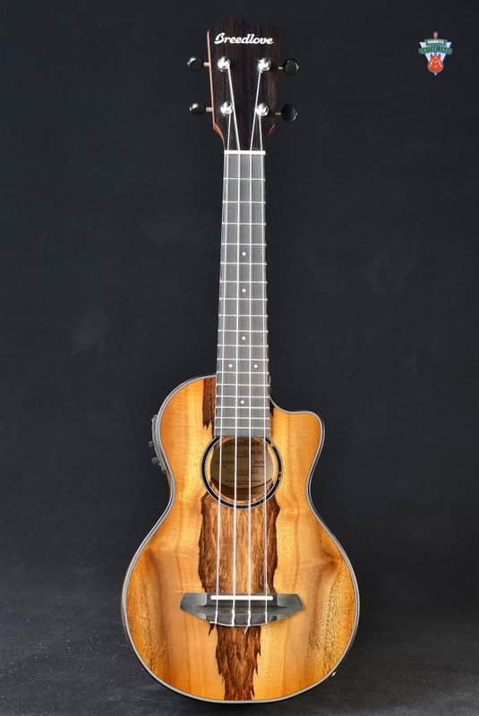 Breedlove Lu'au Concert Ukulele CE - Myrtlewood/Myrtlewood Natural Shadow image 1