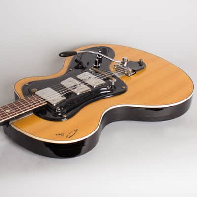 Wandre  Polyphon Beta Semi-Hollow Body Electric Guitar (1964), black hard shell case. image 7