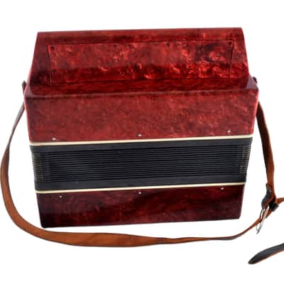 Vintage Marichka Button Accordion, USSR Concertina, Folk Instrument image 5