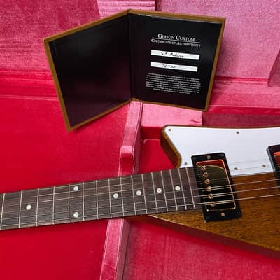 NEW! Gibson Custom 1957 Mahogany Moderne Reissue Electric Guitar - Antique Natural, VOS - 7.3lbs - G07318 image 11