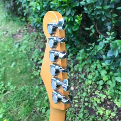 ESP lawsuit strathead 60's stratocaster in Burgundy Mist image 13