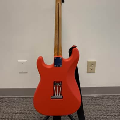 MIM Fender HSH Red Strat w/ Lambertones image 4