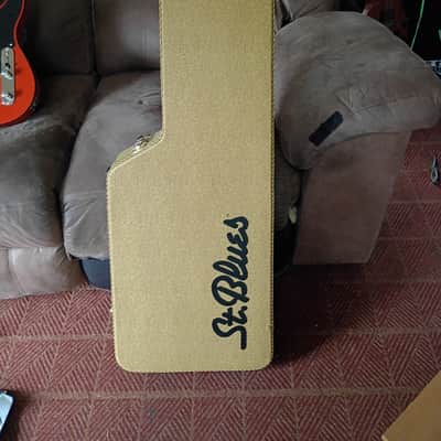 St. Blues Telecaster 2000s in pristine condition in rare orange red and black Memphis Tennessee under 10 lbs image 11