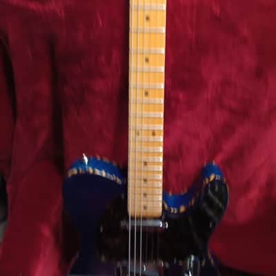 H.S. Anderson Telecaster 2025 - Purple burst maple top image 2