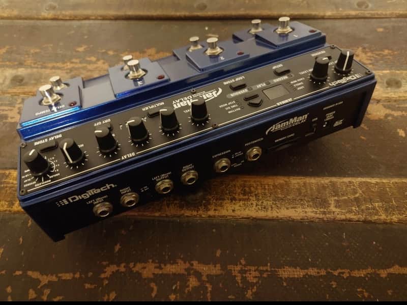 DigiTech JamMan Delay Looper Phrase/Sampler 2010s - Blue | Reverb