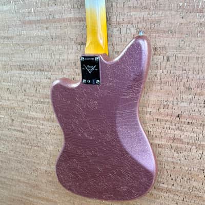 Fender Custom Shop '63 Jazzmaster Relic - Aged Champagne Sparkle w/ Matching Headstock image 4