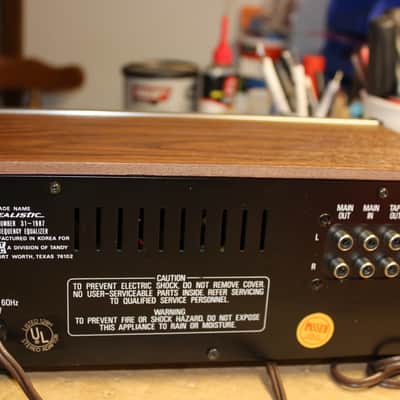 Restored Realistic  5 band Graphic Equalizer 31-1987 (10) image 9