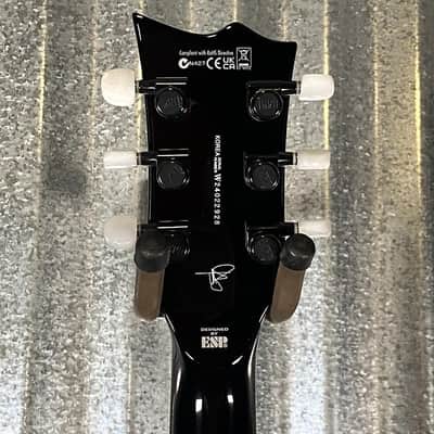 ESP LTD TED-EC Ted Aguilar Black EMG Guitar & Case #2928 Used image 5