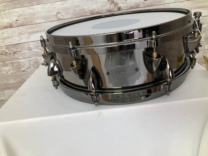 Used Orange County Drums and Percussion 13x4.5" Steel Snare BLACK NICKEL image 1