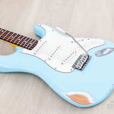 2025 Nash S-67 S-Style Electric Guitar Sonic Blue Medium Aged w/ Lollar, Case & Tags image 9