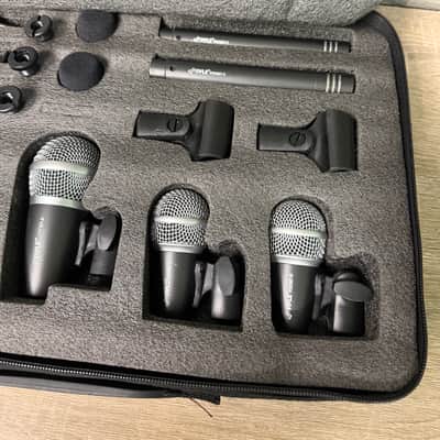 Pyle Pro Wired Microphone Drum/Instrument Kit Set 7-Mic Set PDKM12 #3207 image 3