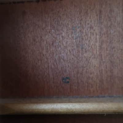 Vintage 1960s Harmony Grand Concert H162 5105 H165 000-18 All Mahogany Guitar Playable Project High Action At 12th Beautiful Condition Restoration Candidate Nice Patina Very Clean image 19