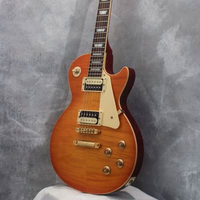 Blitz by Aria Pro II 'Leopard' BLP-450 Honeyburst 2016 | Reverb