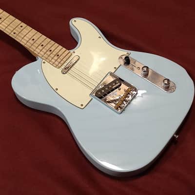 Vintage V75 ReIssued Electric Guitar - Laguna Blue image 5
