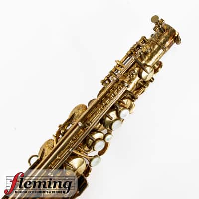 Vintage 1920 King "The King" Alto Saxophone - Brushed Gold Plate image 7