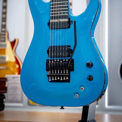 Schecter Keith Merrow Signature KM-7 FR S Sustainiac 2015 - 2016 - Lambo Blue image 5