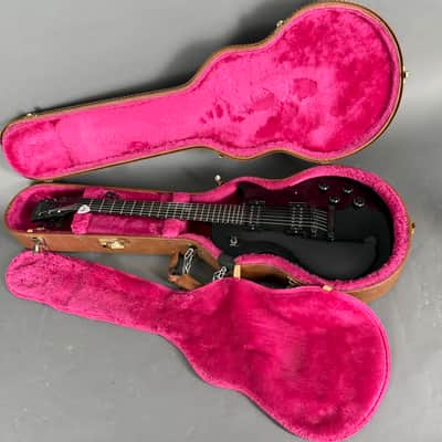 2000 Gibson Les Paul GOTHIC Studio Black in Browncase image 17